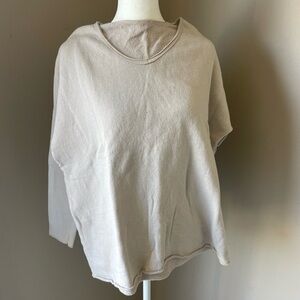 Women's Terry Pullover Sweater - Sz. L